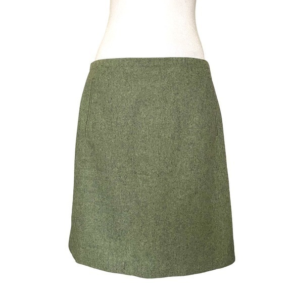 Vintage Calvin Klein Wool Mini Skirt Size 10 - Picture 1 of 8